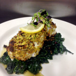 Pistachio Encrusted Sea Bass