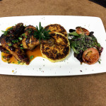 Genesis Steakhouse & Wine Bar Menu, Chef Special Half Cornish Hen with Grilled Potato Cakes